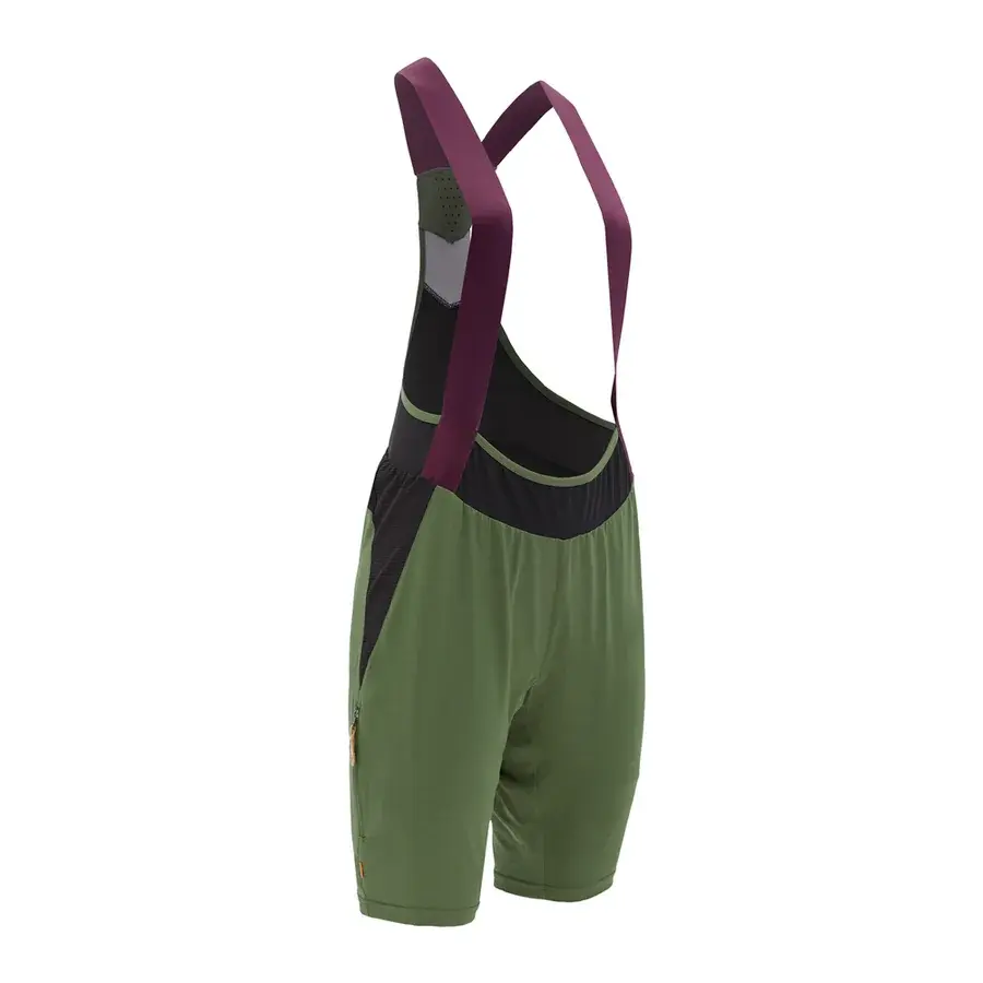 Silvini Dames korte fietsbroek Silvini Larrea WP2220 olive-plum