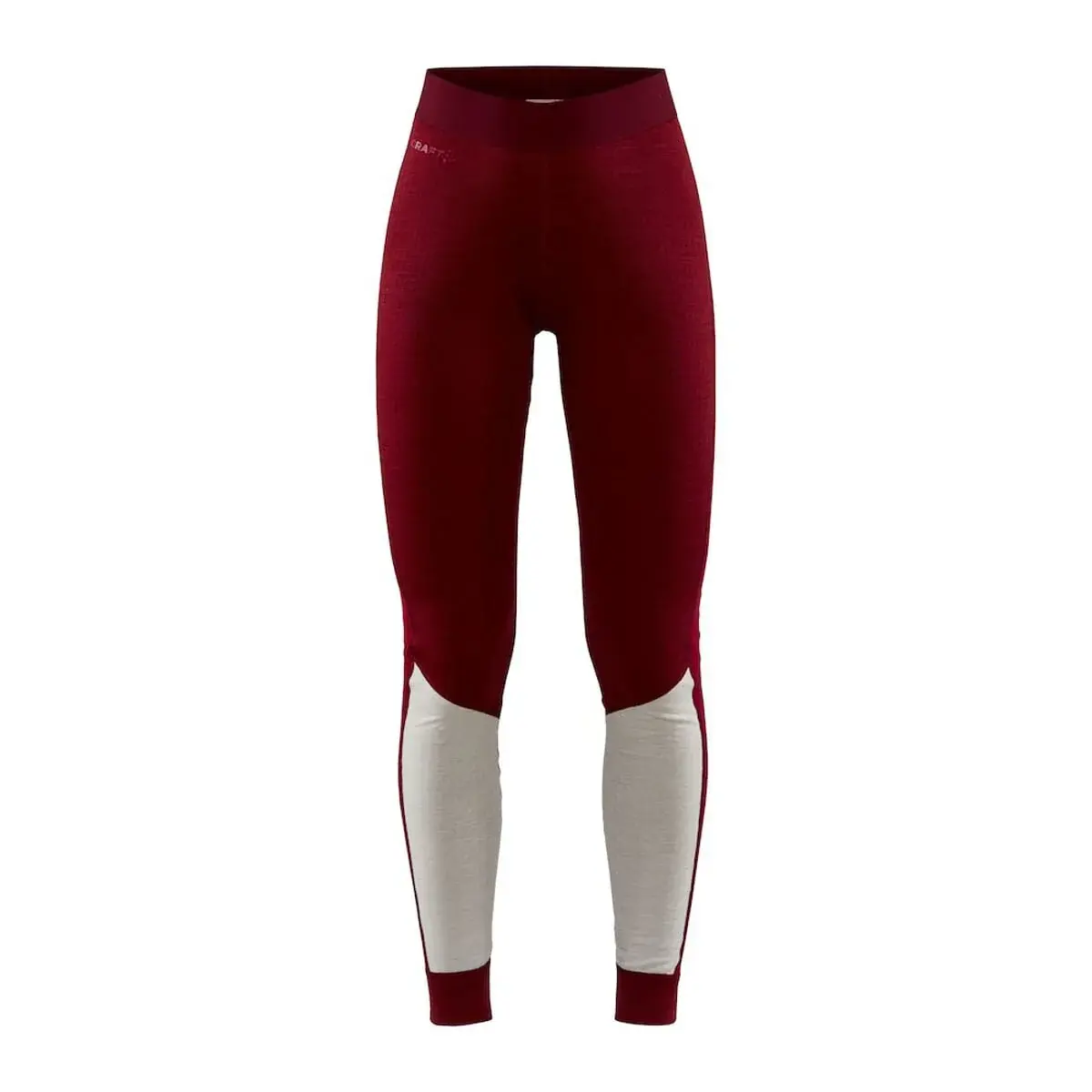 Craft Dames thermobroek Craft Nordic Wool rood