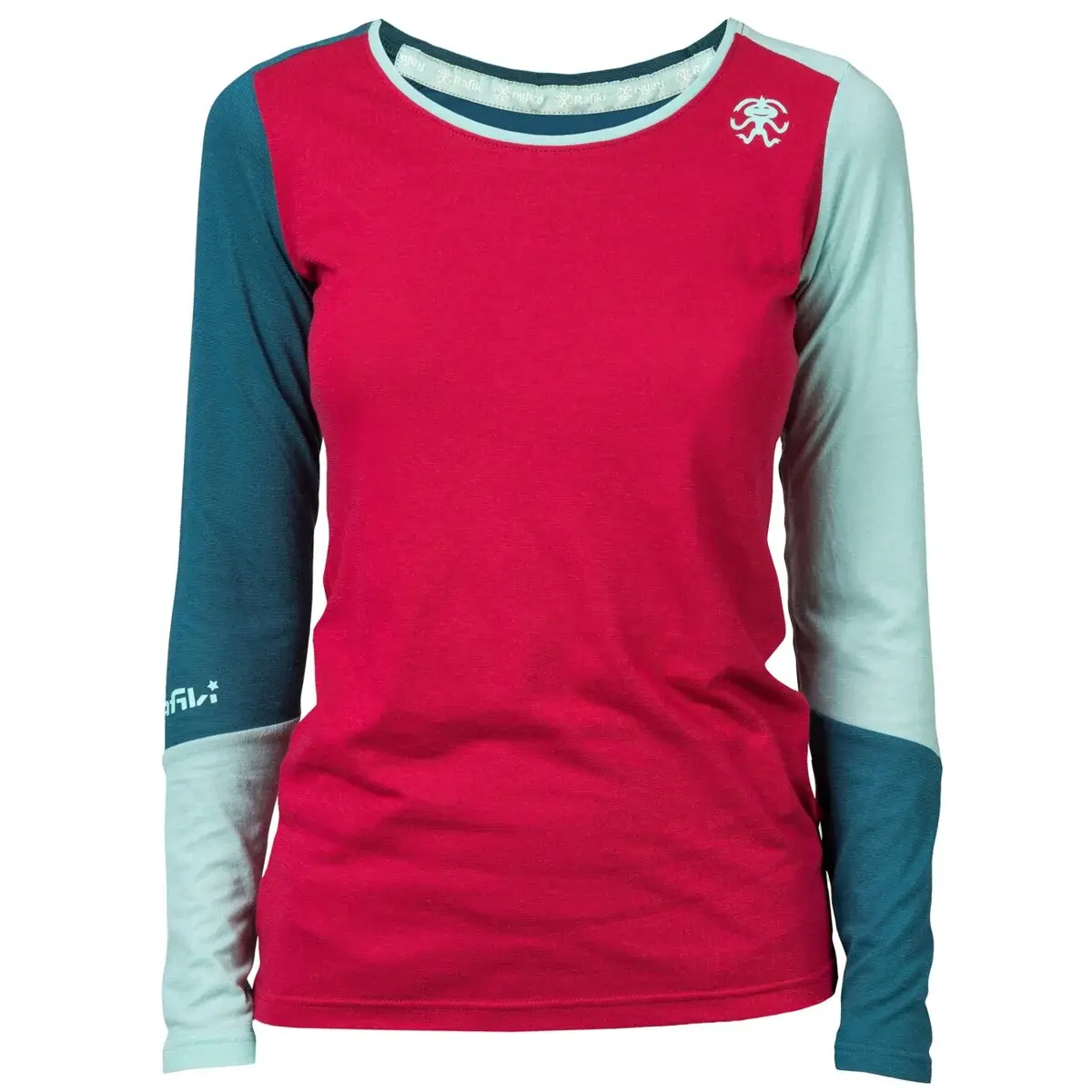 Dames functioneel shirt Rafiki Finale earth red/tapestry/eggshell rood