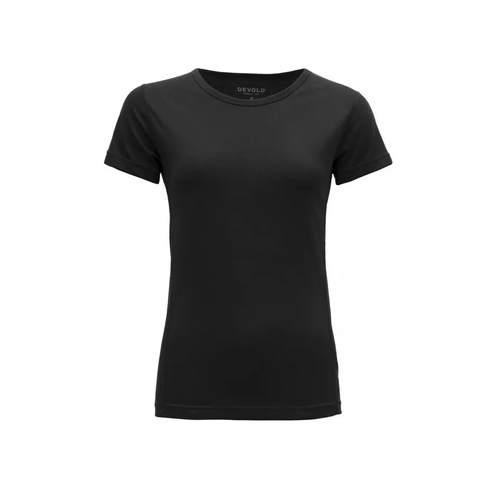 Devold Dames functioneel shirt Devold Breeze merino 150 T-shirt WMN Black