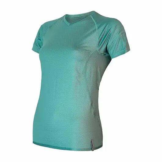 Sensor Dames thermoshirt met korte mouwen Sensor Coolmax Tech mint