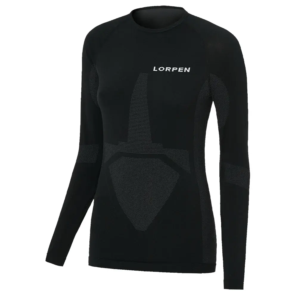 Lorpen Dames functioneel shirt Lorpen MUNIA L/S 9937 BLACK