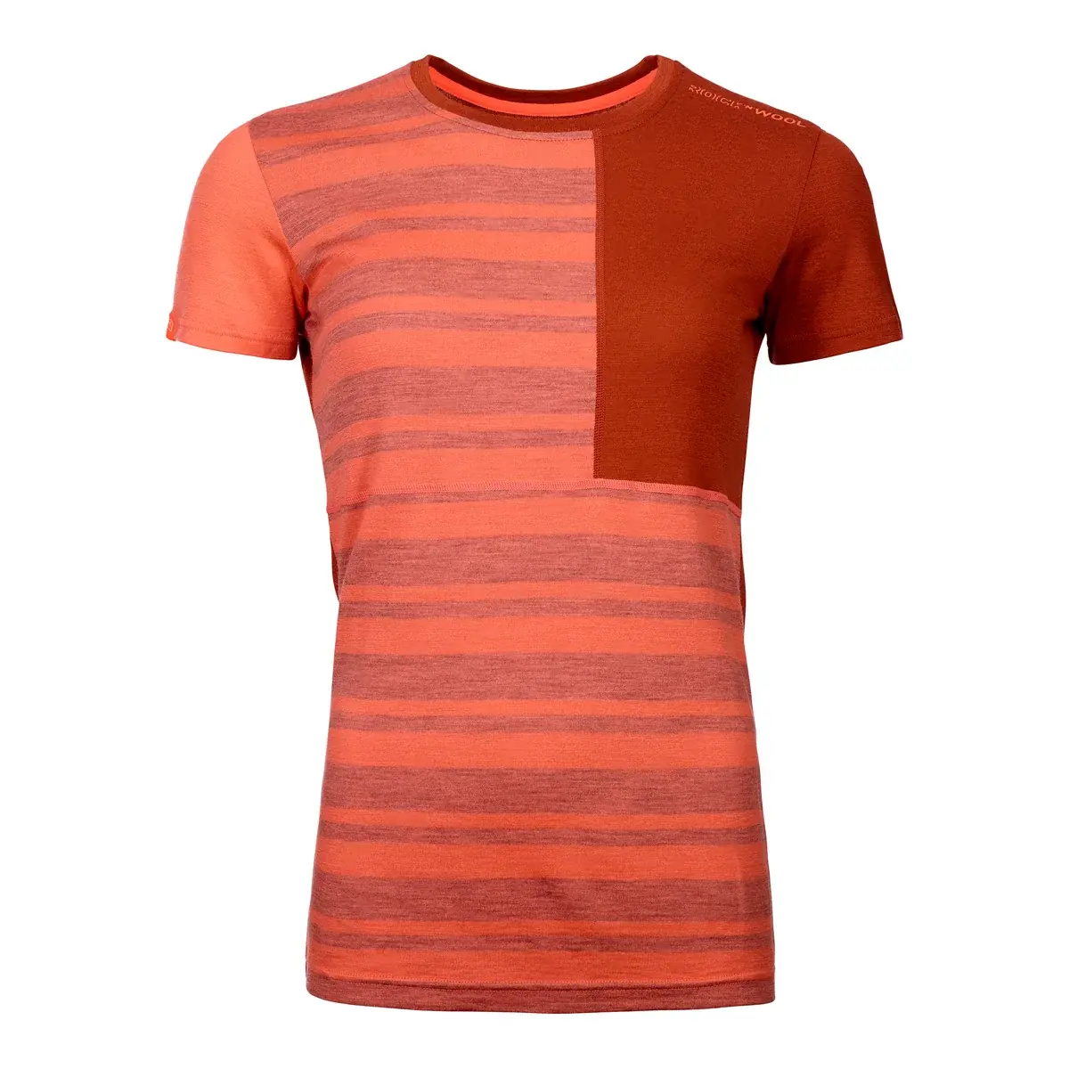 Ortovox Dames functioneel shirt Ortovox 185 Rock'n'Wool Short Coral