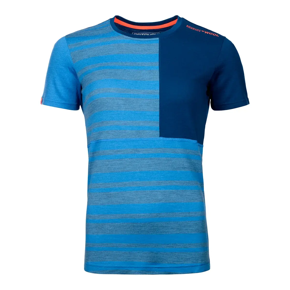 Ortovox Dames functioneel shirt Ortovox 185 Rock'n'Wool Sky blue