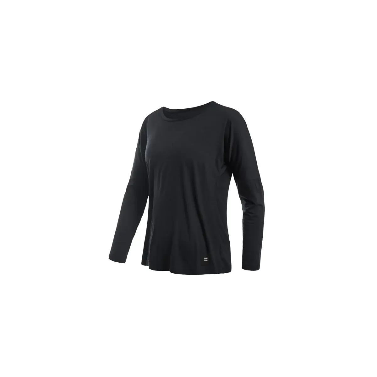 Sensor Dames functioneel shirt met lange mouwen Sensor Merino Air Traveller Zwart