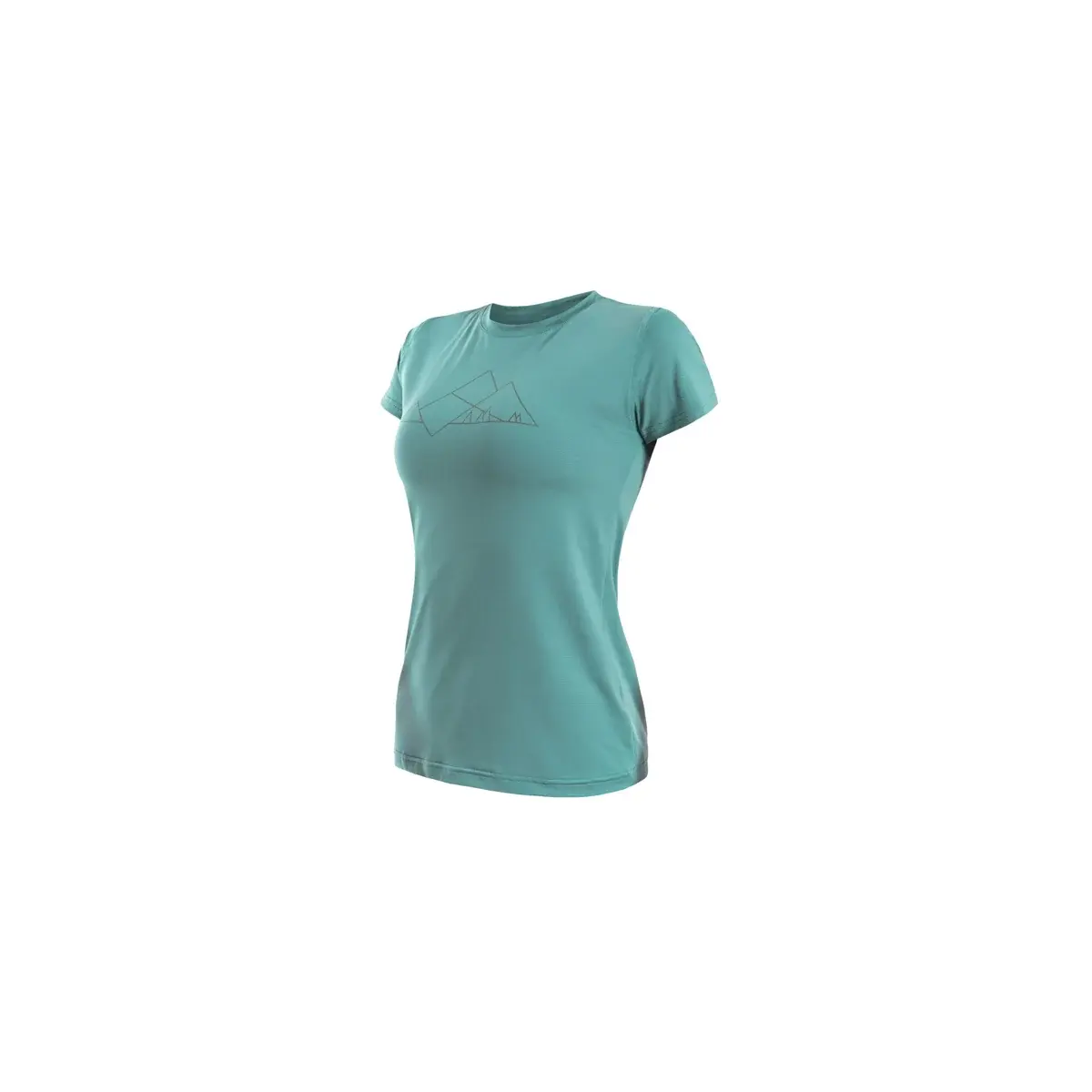 Sensor Dames functioneel shirt Sensor Coolmax Tech Mountains Mint