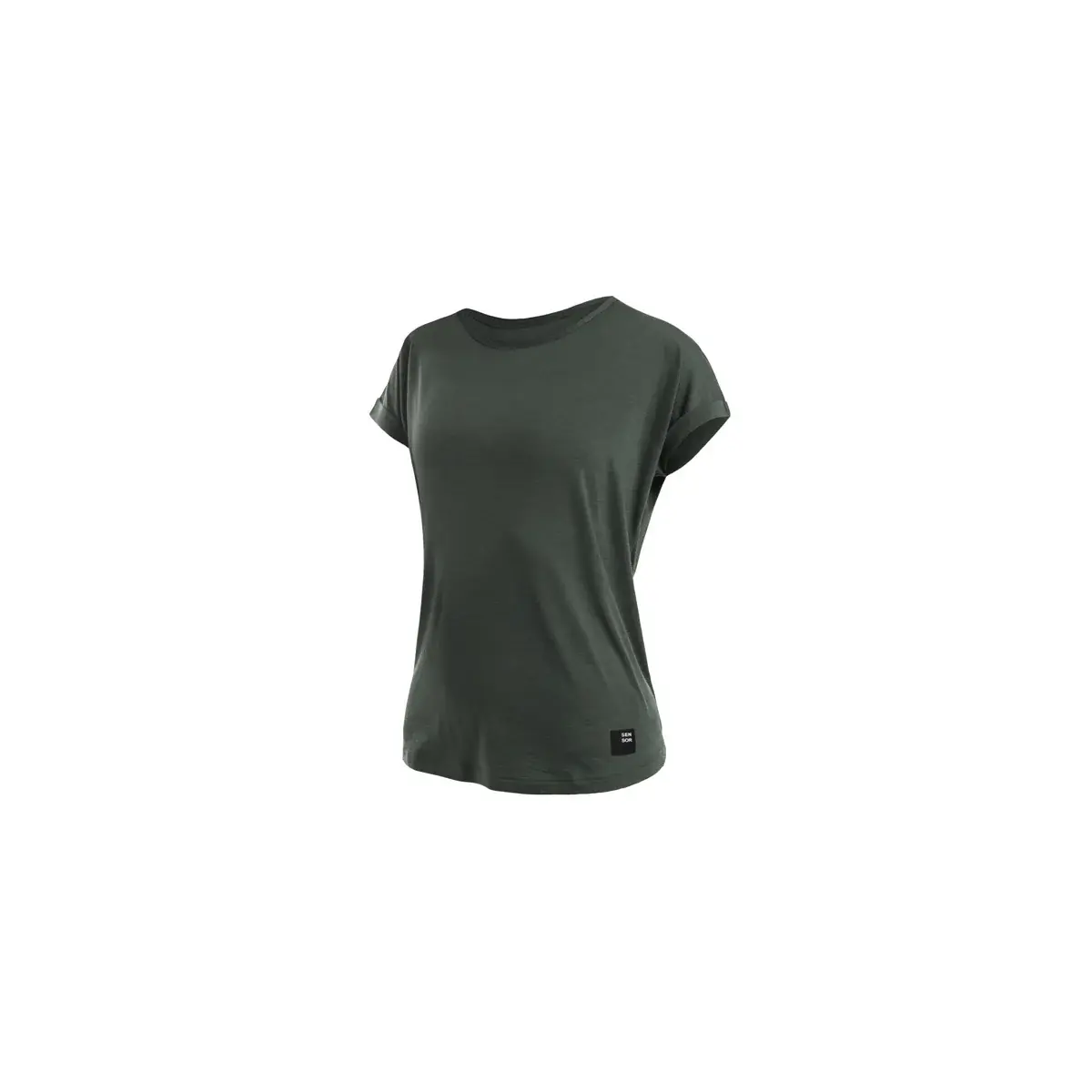 Sensor Dames functioneel shirt Sensor Merino Air Traveller Olive green