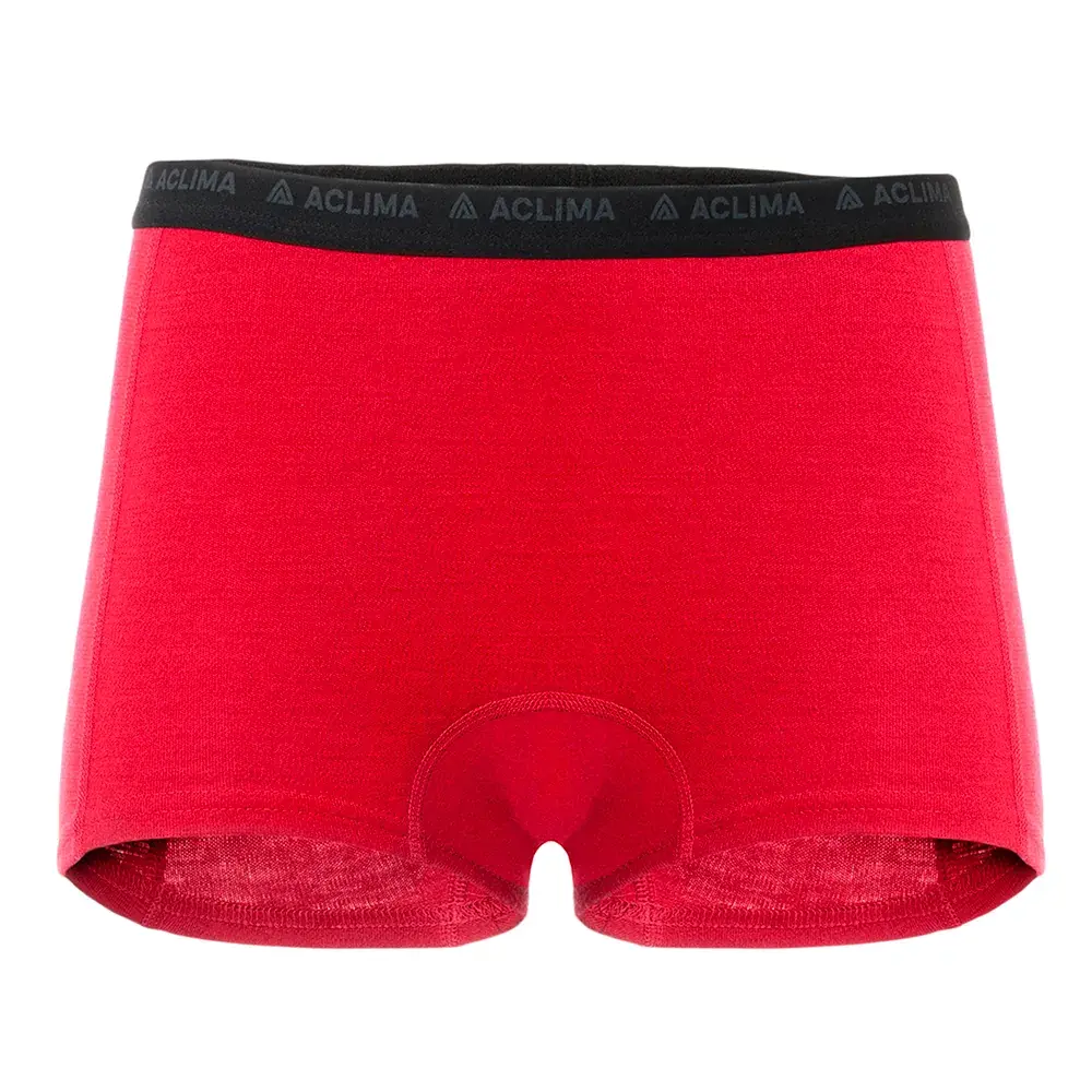 Aclima Damesslip Aclima WarmWool Boxer shorts jester red