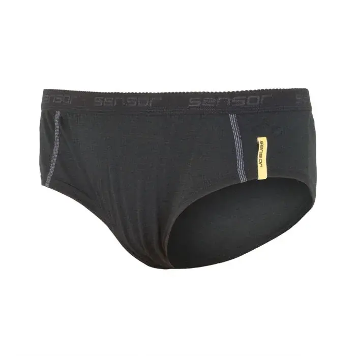 Sensor Damesslip Sensor Merino Active zwart