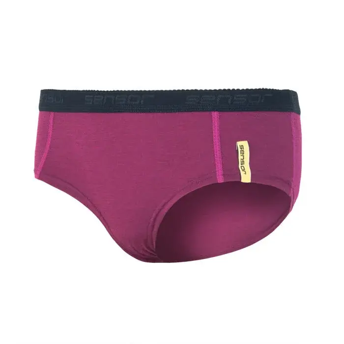 Sensor Damesslip Sensor Merino Active lilla