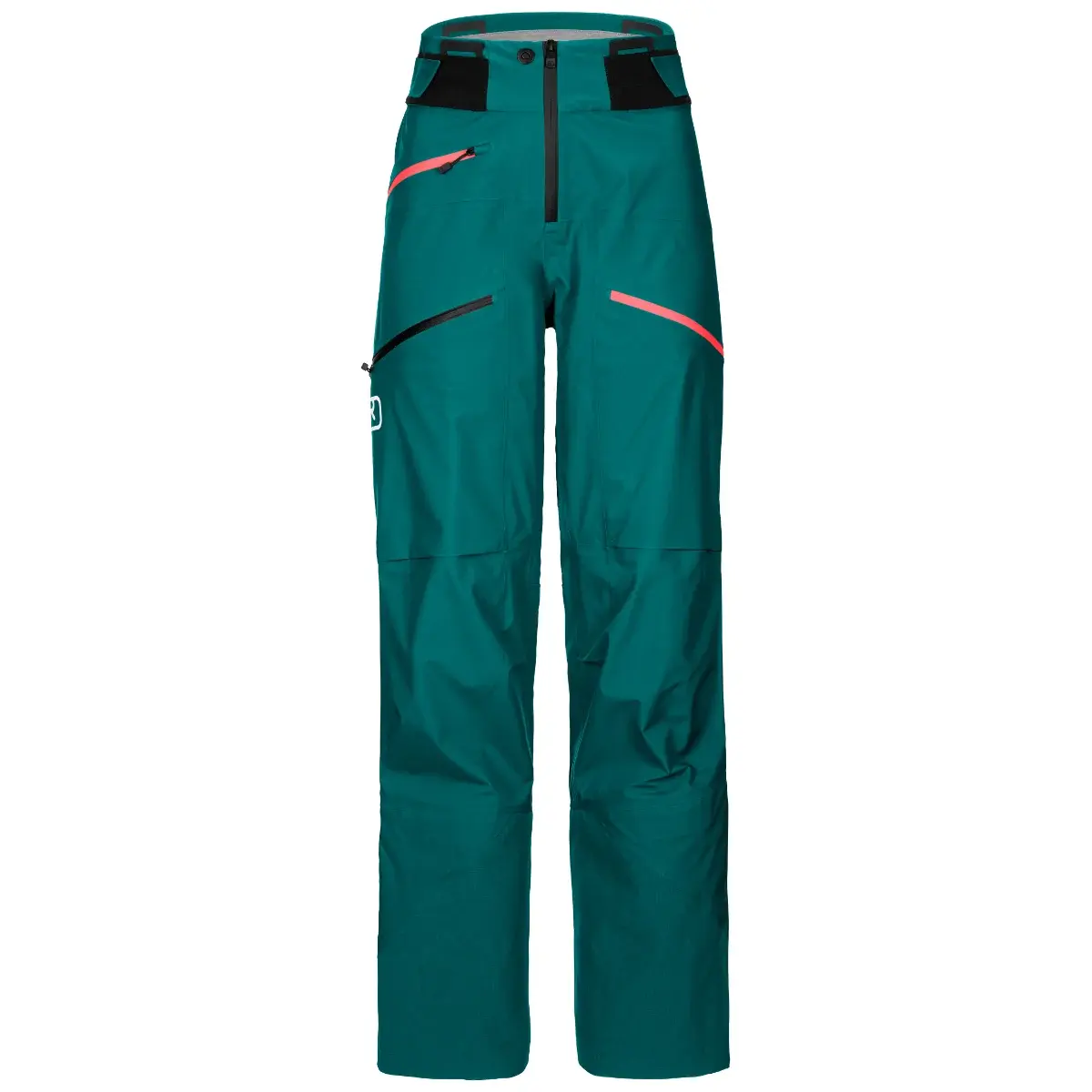Ortovox Dames freeridebroek Ortovox 3L Deep Shell Pacific green