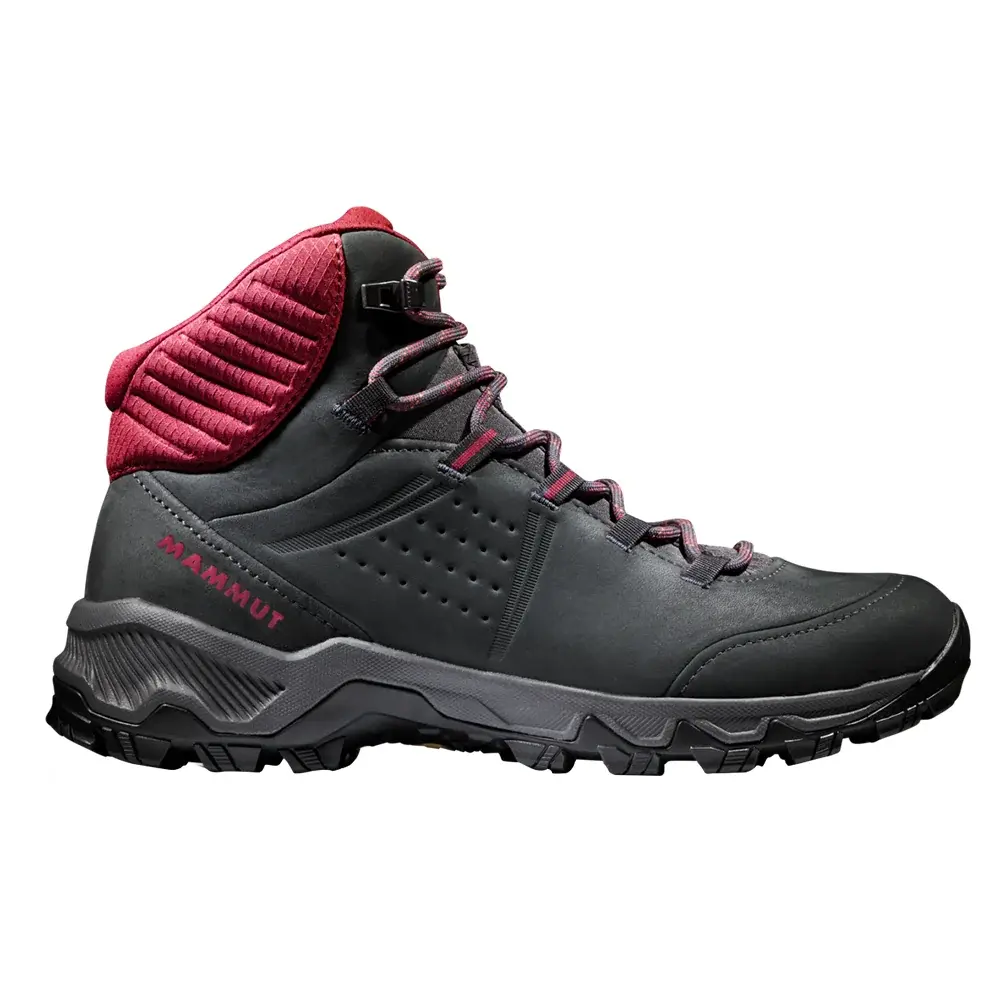 Mammut Dames hoge wandelschoenen Mammut Nova IV Mid GTX black-blood red
