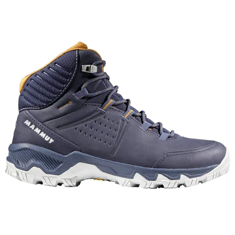 Dames hoge wandelschoenen Mammut Nova IV Mid GTX marine-cheetah