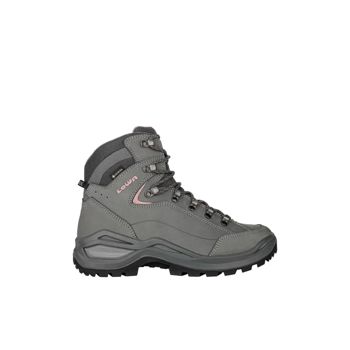 Dames hoge wandelschoenen Lowa Renegade EVO GTX LO W graphite rose