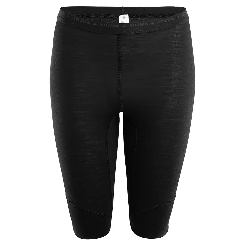 Aclima Dames korte broek Aclima LightWool Shorts Long Woman jet black