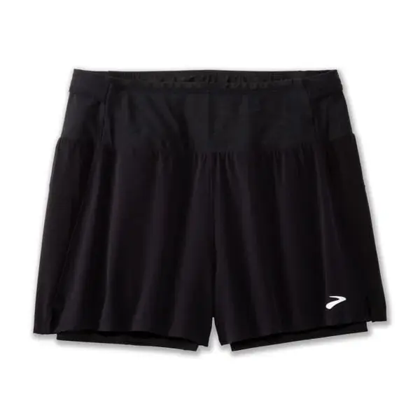Brooks Dames korte broek Brooks High Point 3" 2v1 2.0 zwart