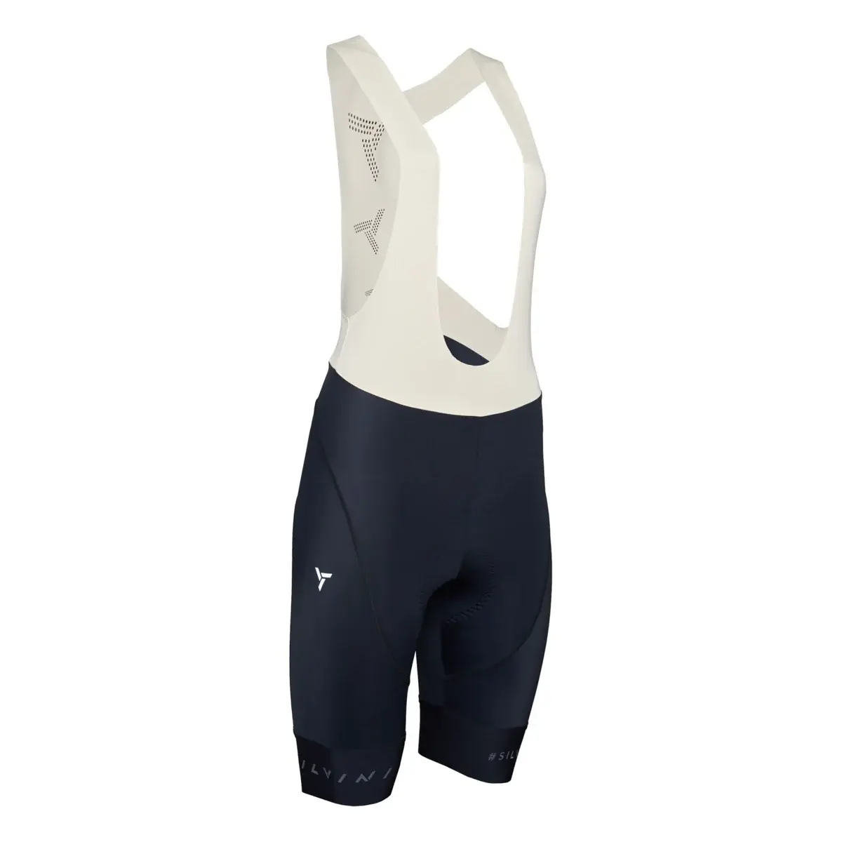 Silvini Dames korte broek Silvini met bretels WP2629 Suela Bib black-cream