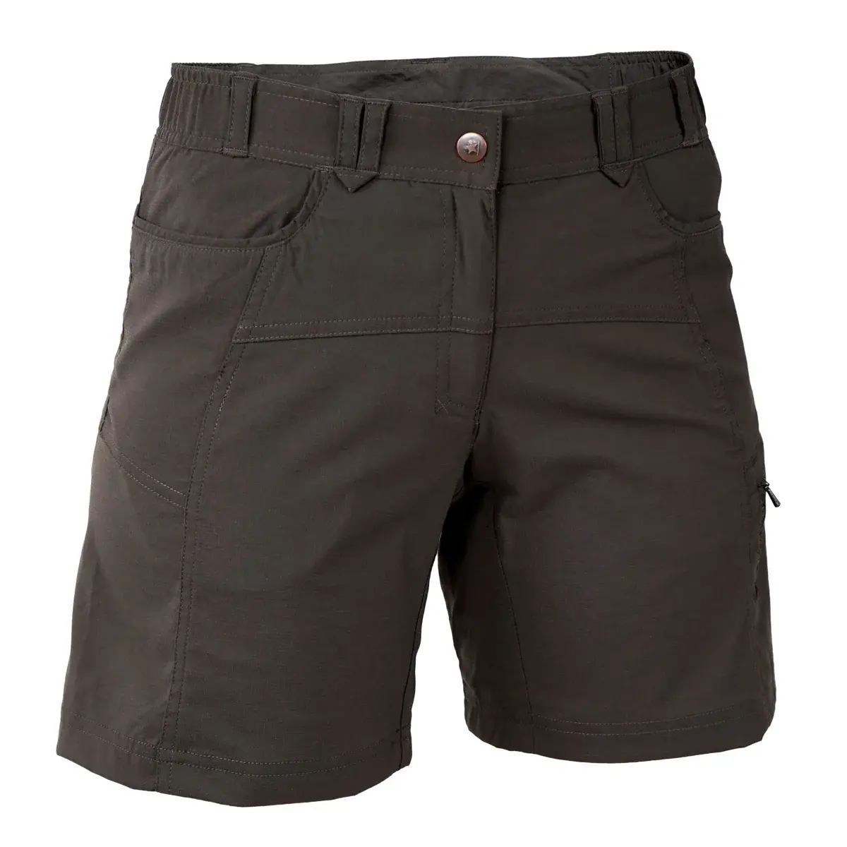 Warmpeace Dames korte broek Warmpeace Valera Lady Black coffee