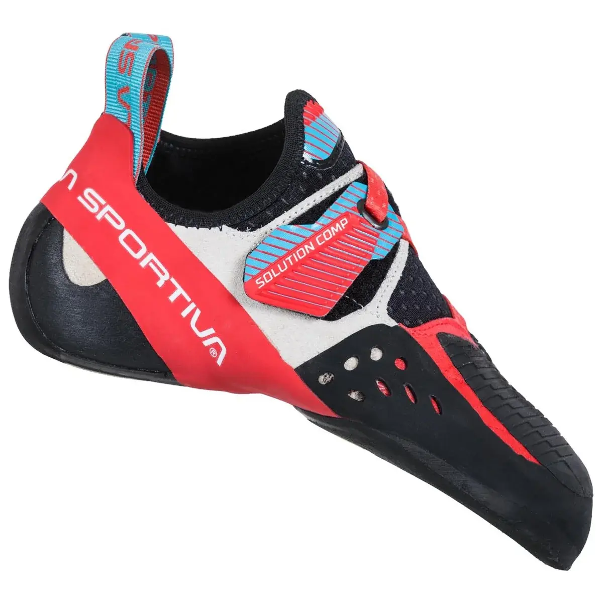 La Sportiva Dames klimschoenen La Sportiva Solution Comp Woman hibiscus/malibu blue