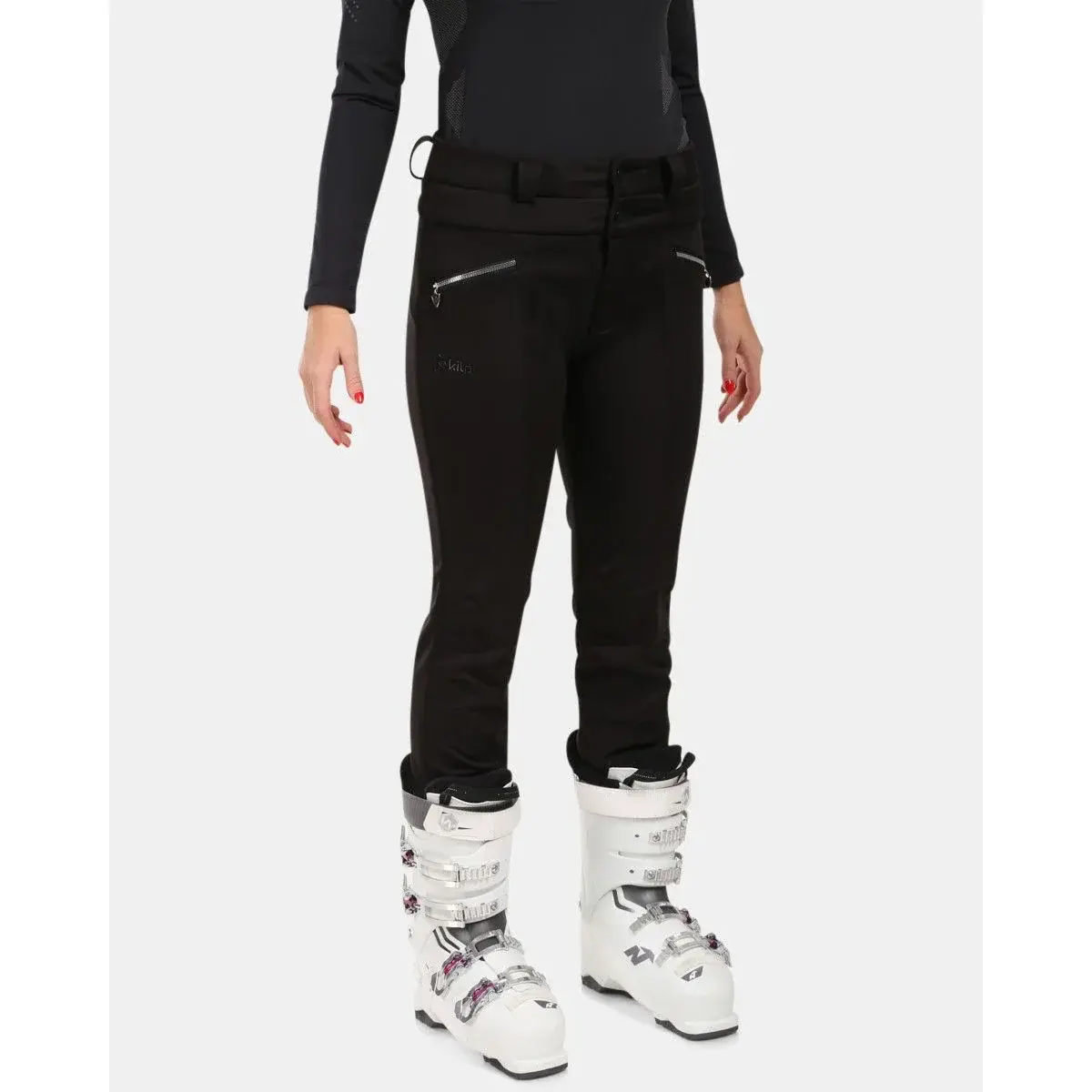 Kilpi Dames softshell skibroek Kilpi MAURA-W zwart