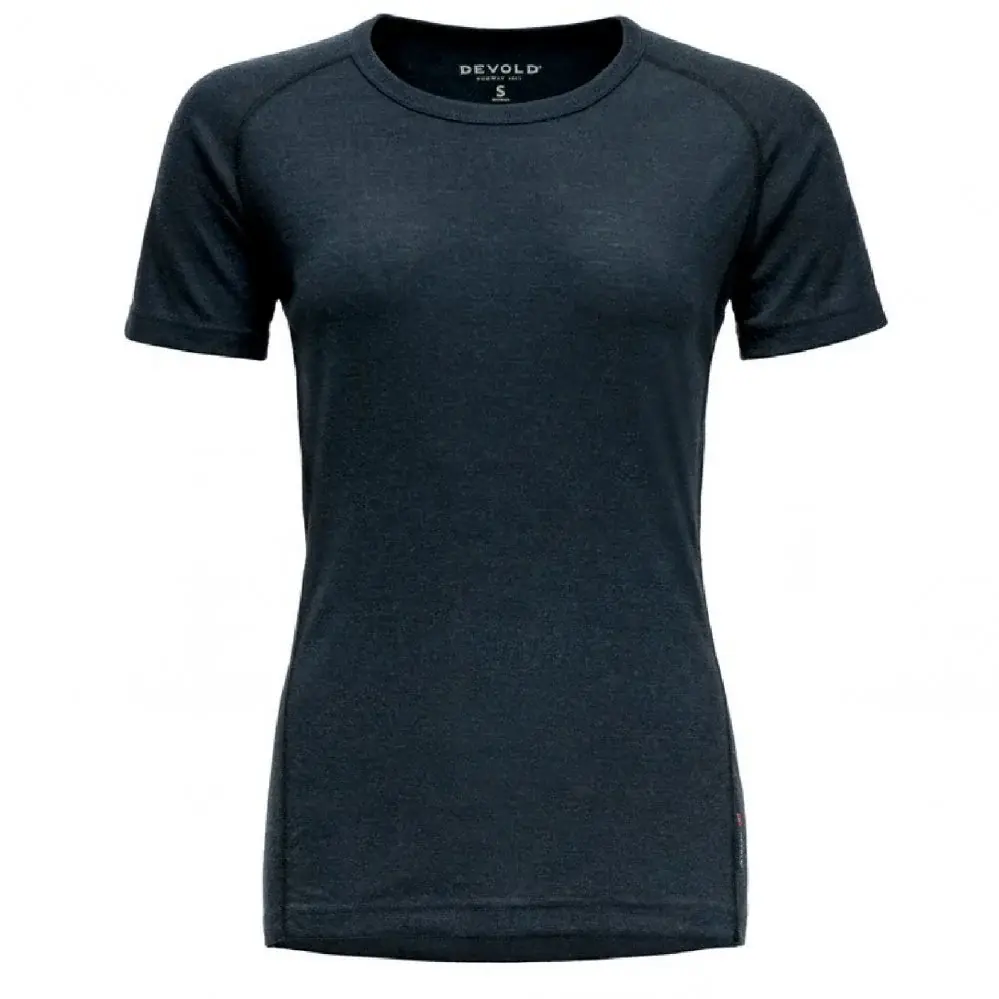 Devold Dames merinoshirt Devold Lauparen merino 190 Base Tee WMN ink