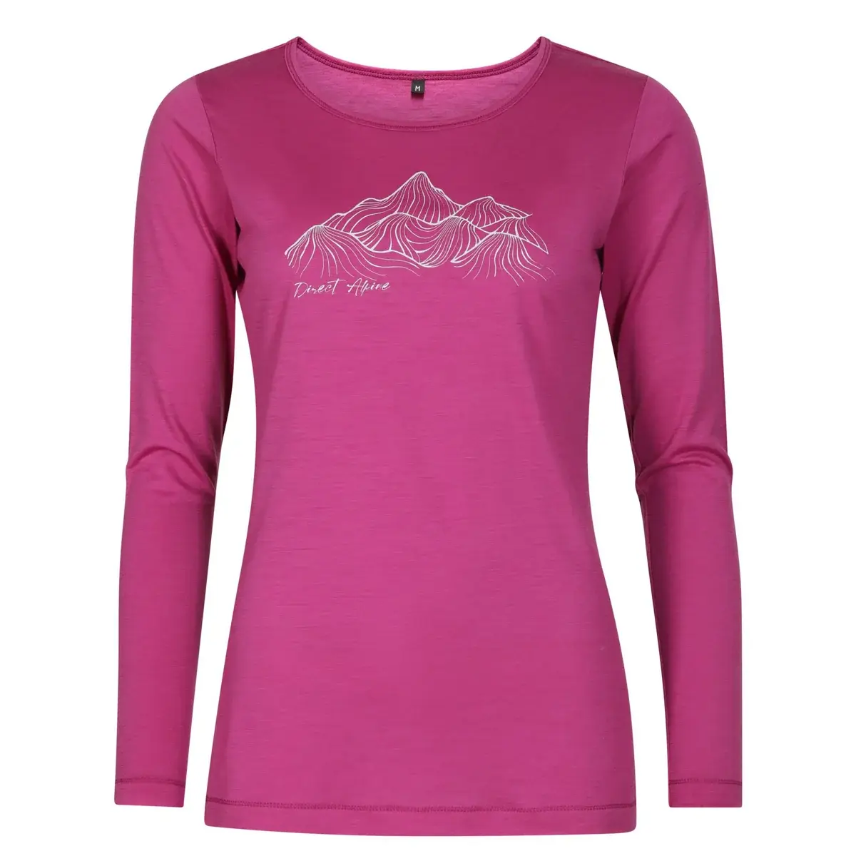 Dames merinoshirt Direct Alpine FURRY LONG LADY orchid (Sillent hills)