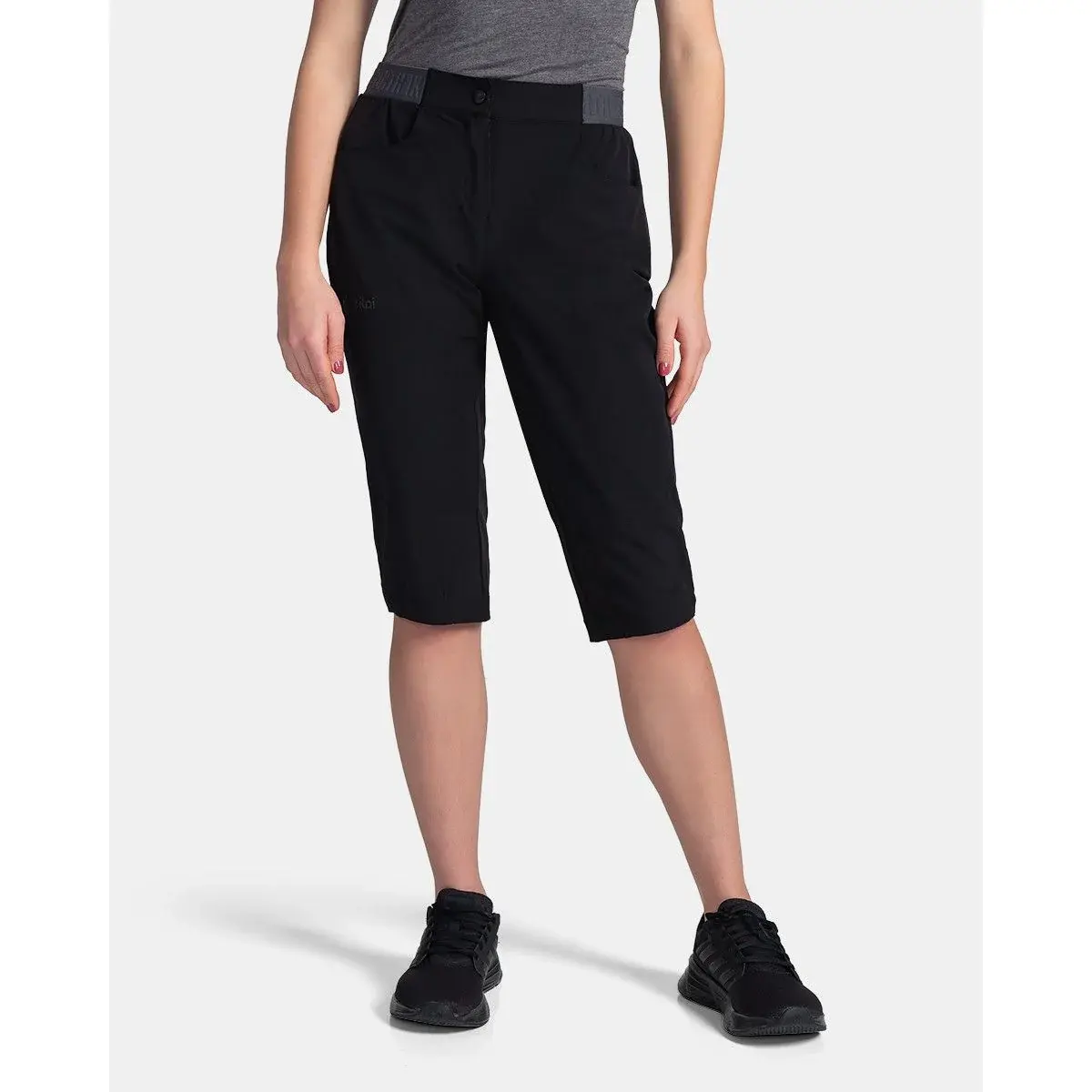 Dames 3/4-outdoorbroek Kilpi Meedin-W Black
