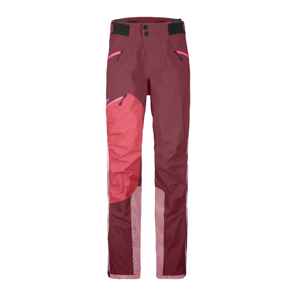 Dames outdoorbroek Ortovox W's Westalpen 3L Pants Winetasting
