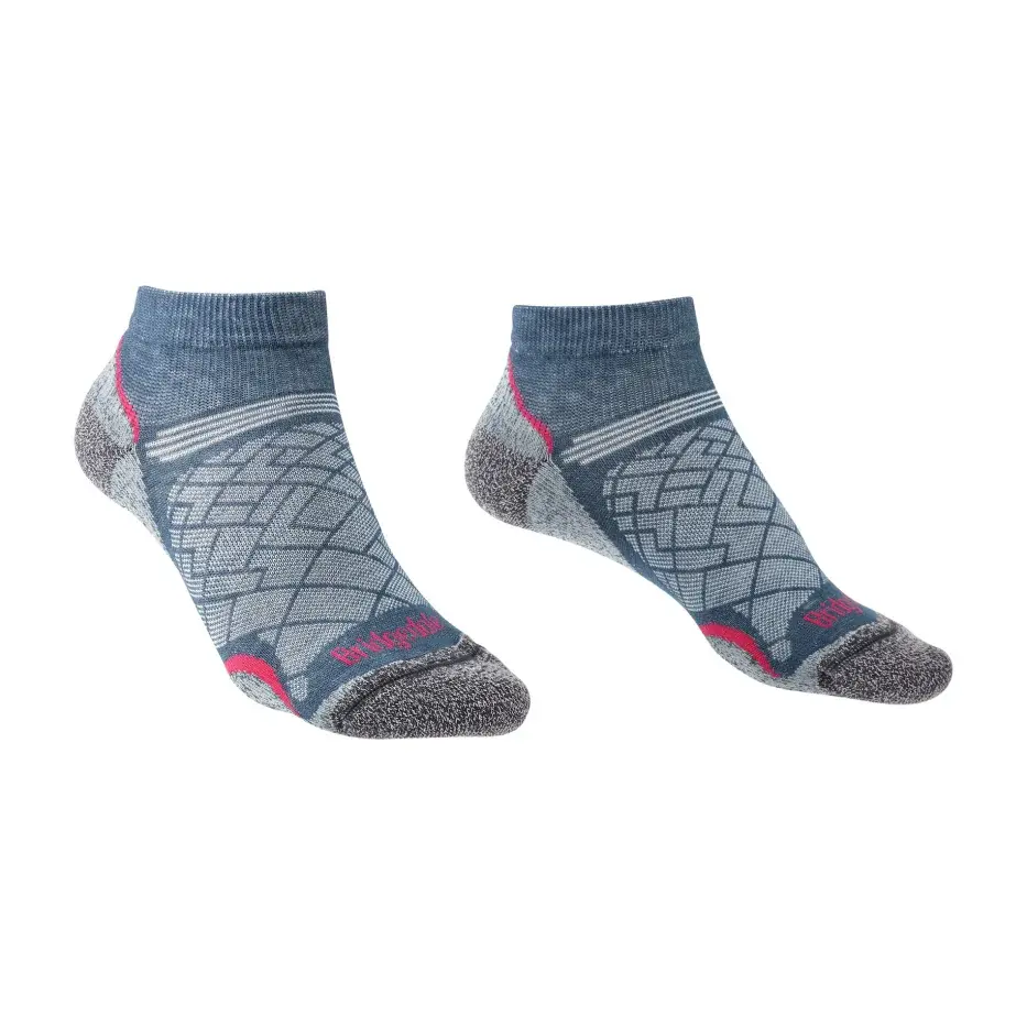 Bridgedale Damessokken Bridgedale Hike UL T2 CP Low Women dark denim/139