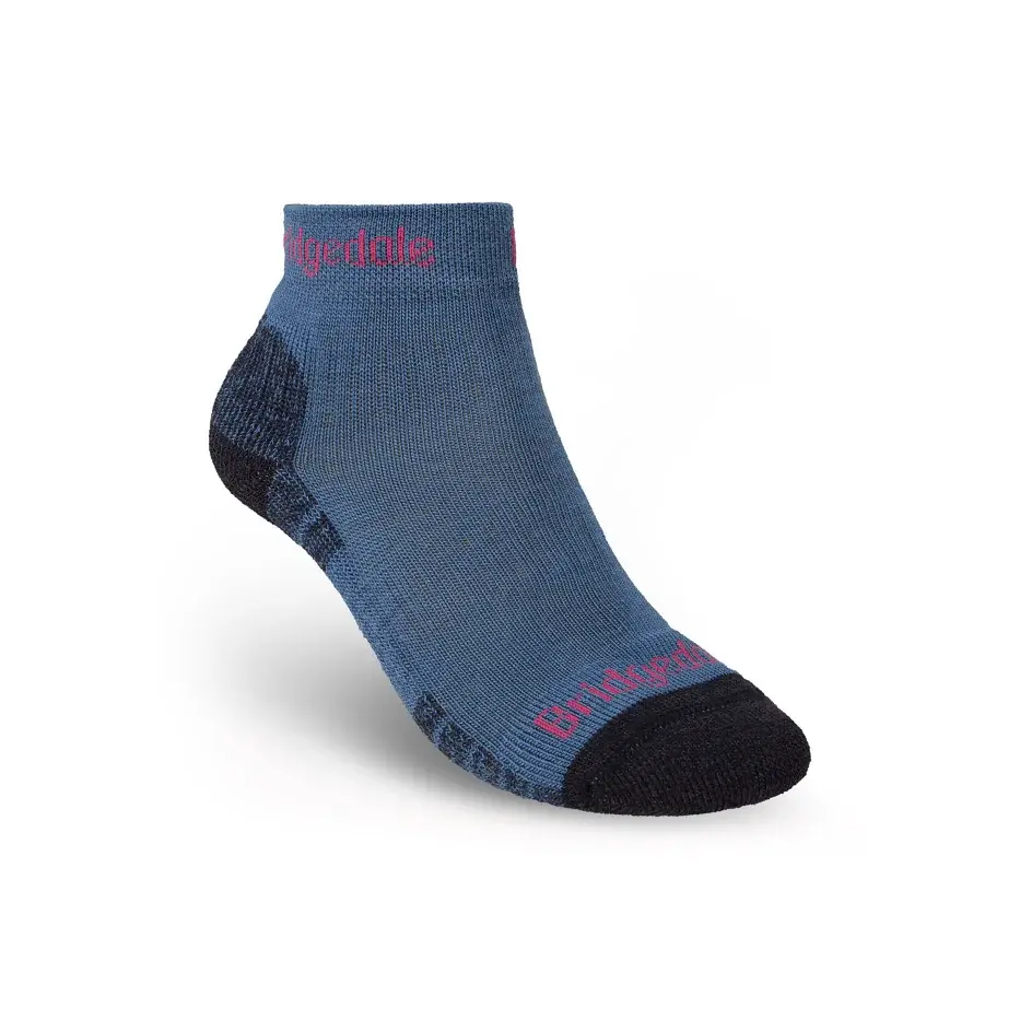 Bridgedale Damessokken Bridgedale Hike Lightweight Performance Ankle Denim
