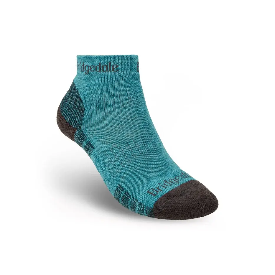 Bridgedale Damessokken Bridgedale Hike Lightweight Performance Ankle Turquoise/Navy