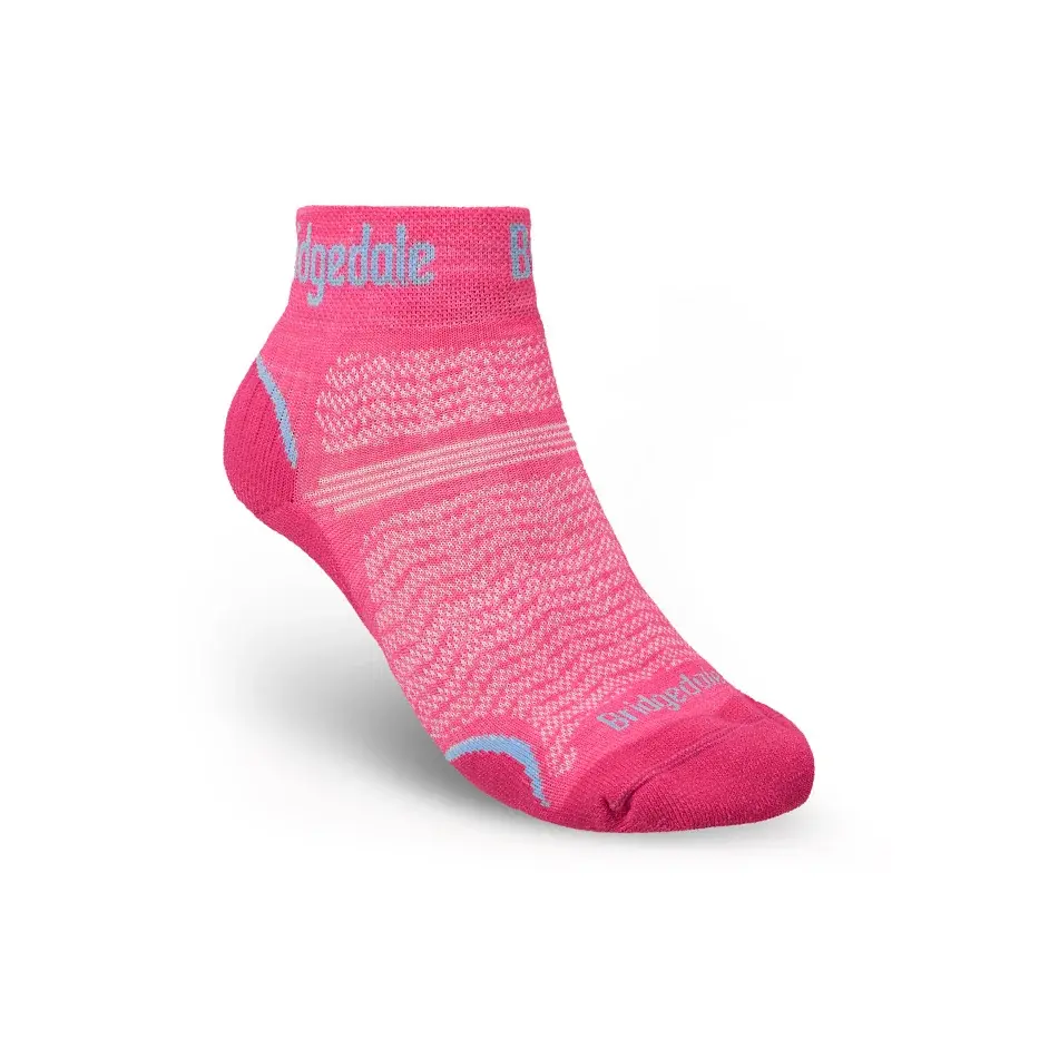 Bridgedale Damessokken Bridgedale Hike Ultralight Performance Ankle Pink