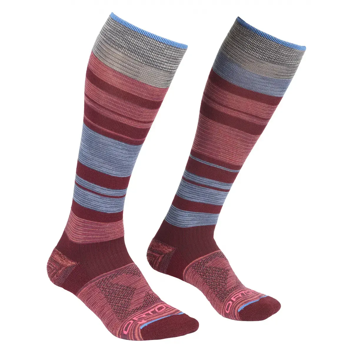 Ortovox Dames functionele thermosokken Ortovox All Mountain Long Socks Warm multicolour