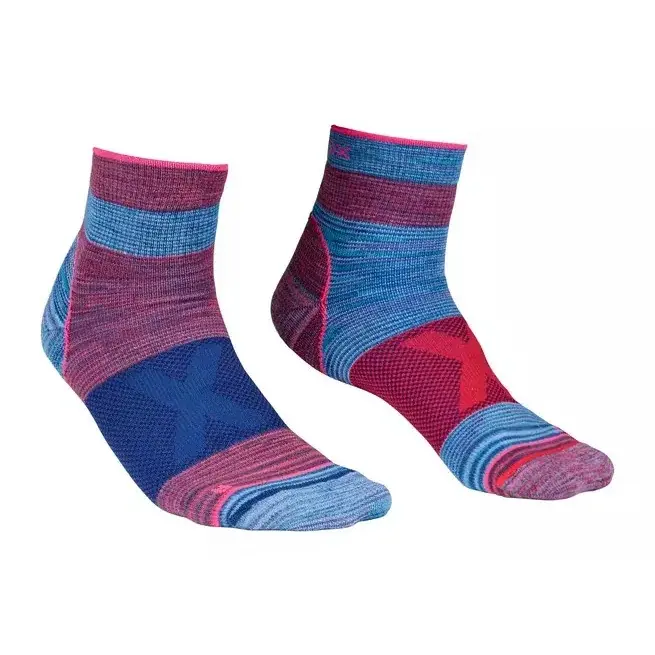 Ortovox Dames functionele sokken Ortovox Alpinist Quarter Socks hot coral
