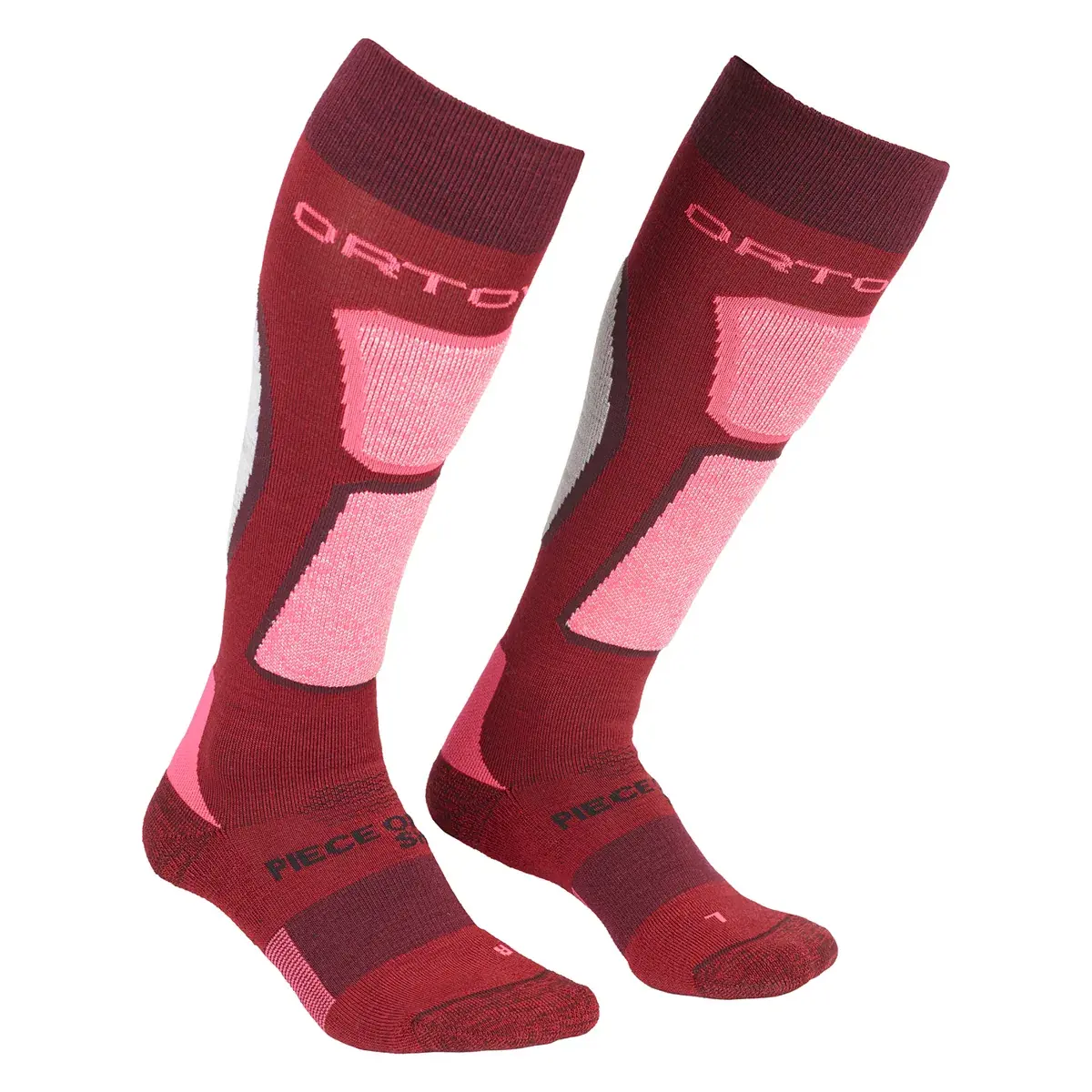 Ortovox Damessokken Ortovox Rock'N' Wool Dark blood