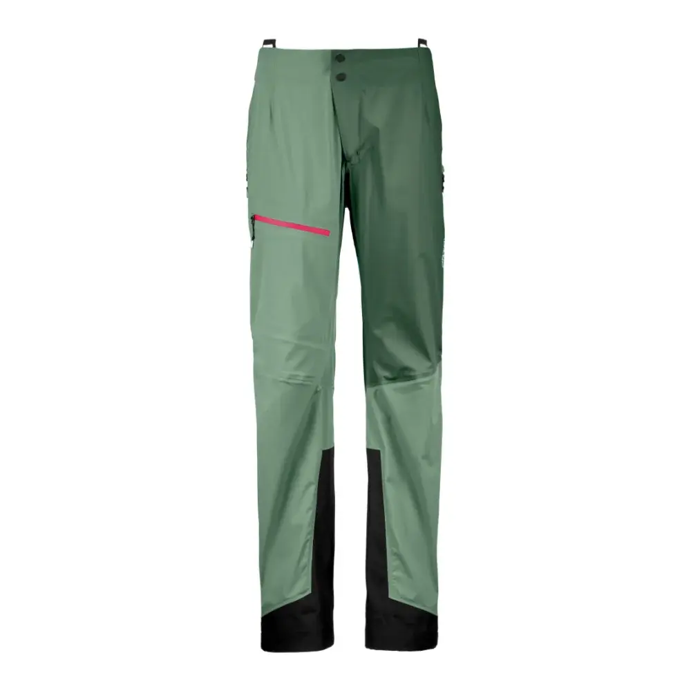 Dames toerskibroek Ortovox W's Ortler pants Pacific green