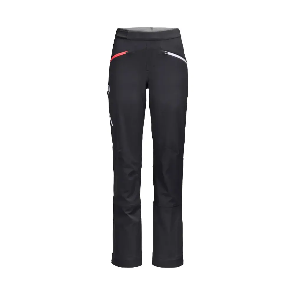 Dames softshell toerskibroek Ortovox W's Col Becchei Pants Black raven