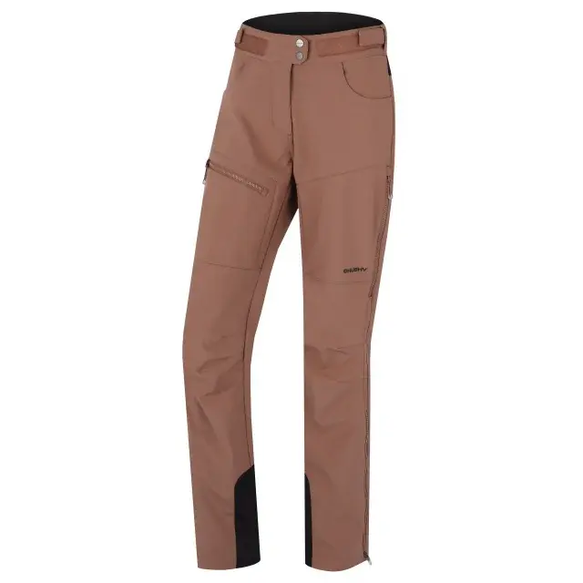 Dames softshellbroek Husky KESON L brown, maat