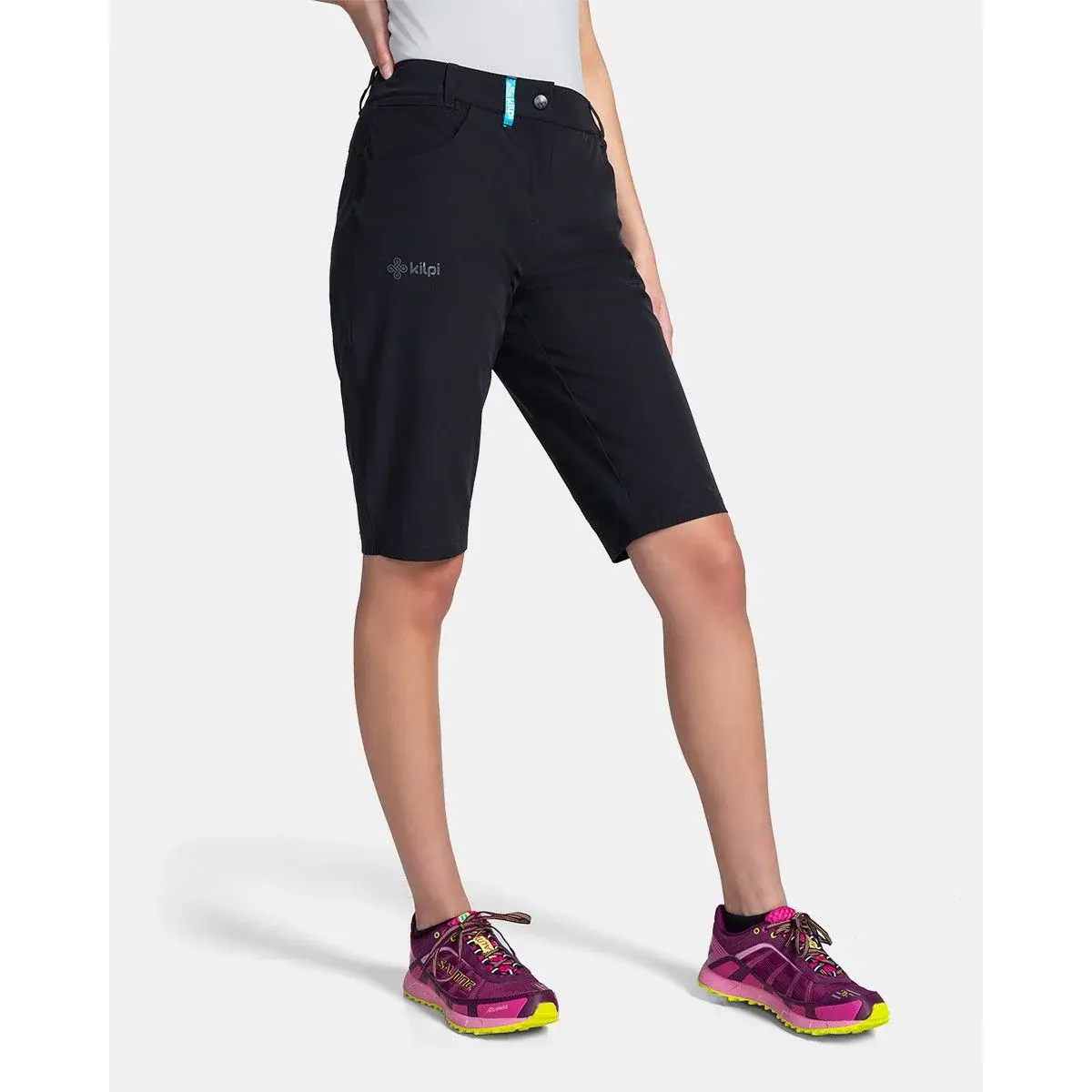 Kilpi Dames korte outdoorbroek Kilpi Sylane-W zwart