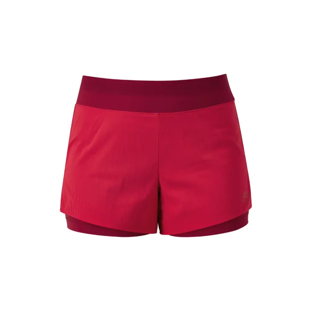 Mountain Equipment Dames stretch korte broek Mountain Equipment Dynamo Twin Short Capsicum red