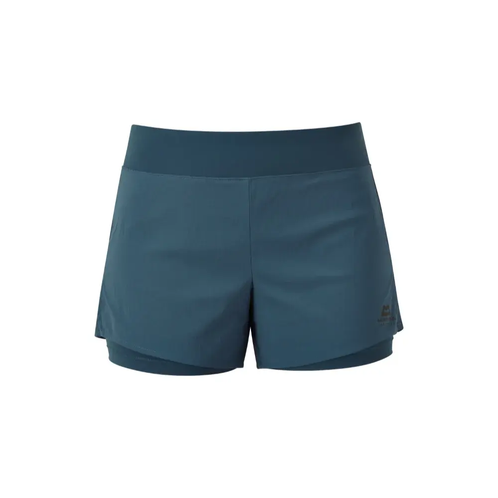 Mountain Equipment Dames stretch korte broek Mountain Equipment Dynamo Twin Short Majolica blue