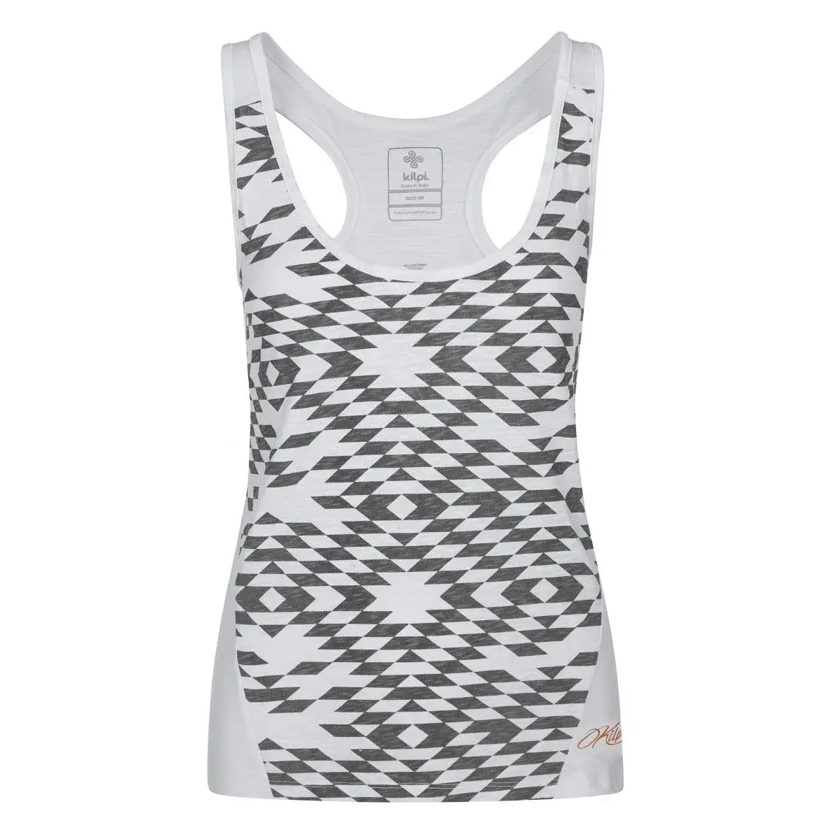 Dames katoenen tanktop Kilpi Nica-W white