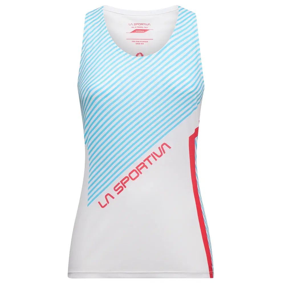 Damestanktop La Sportiva Flow Tank hibiscus/malibu blue