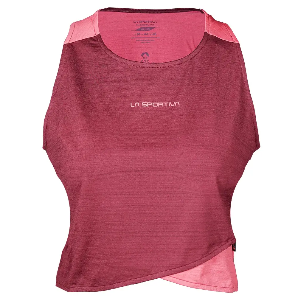 Damestanktop La Sportiva Sunfire Tank redwood/rosebay