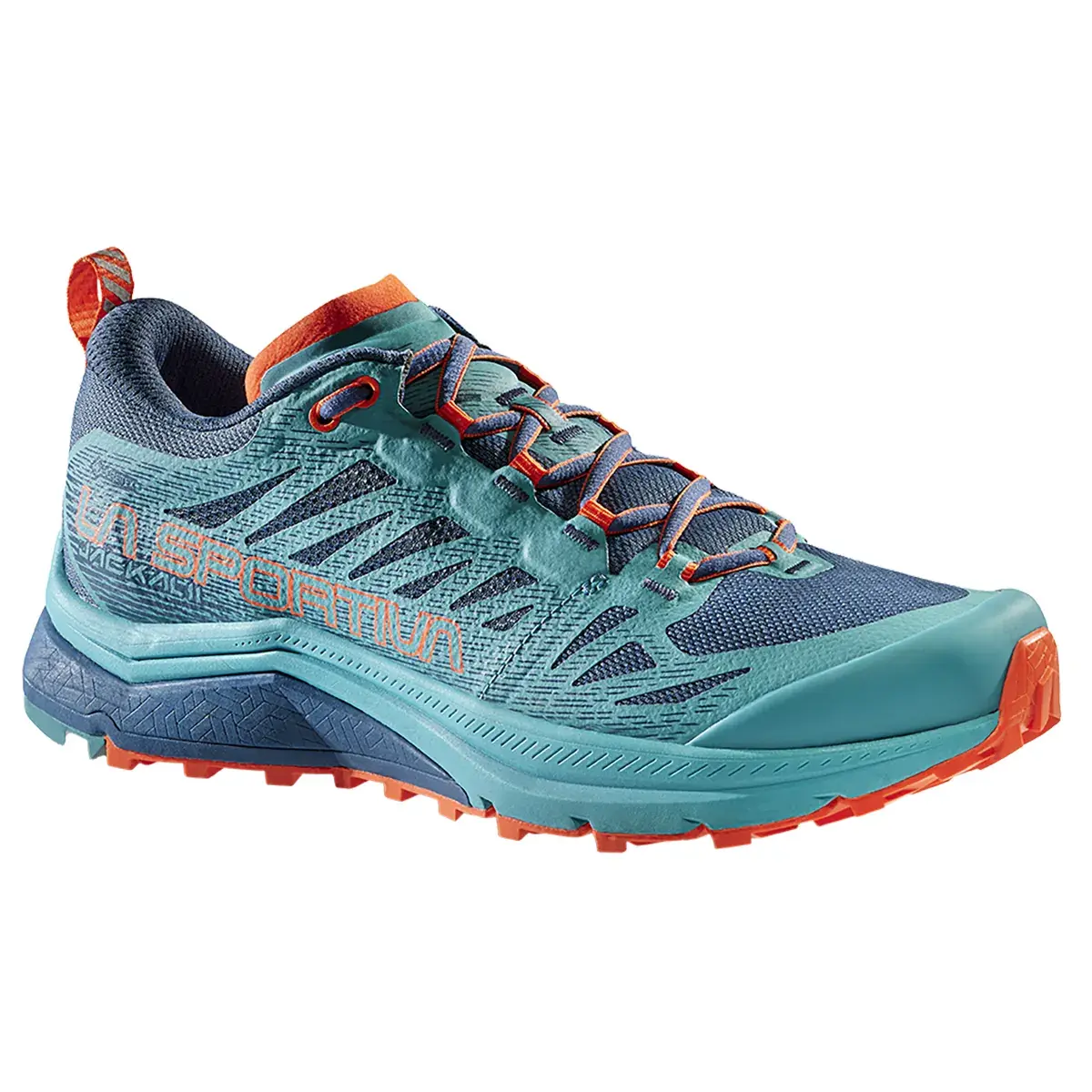 Dames trailschoenen La Sportiva Jackal II GTX Storm Blue/Lagoon
