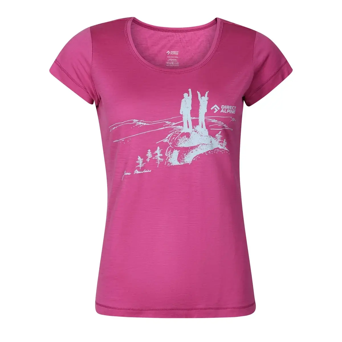 Direct Alpine Damesshirt Direct Alpine Furry Lady orchid (jizera mountains)