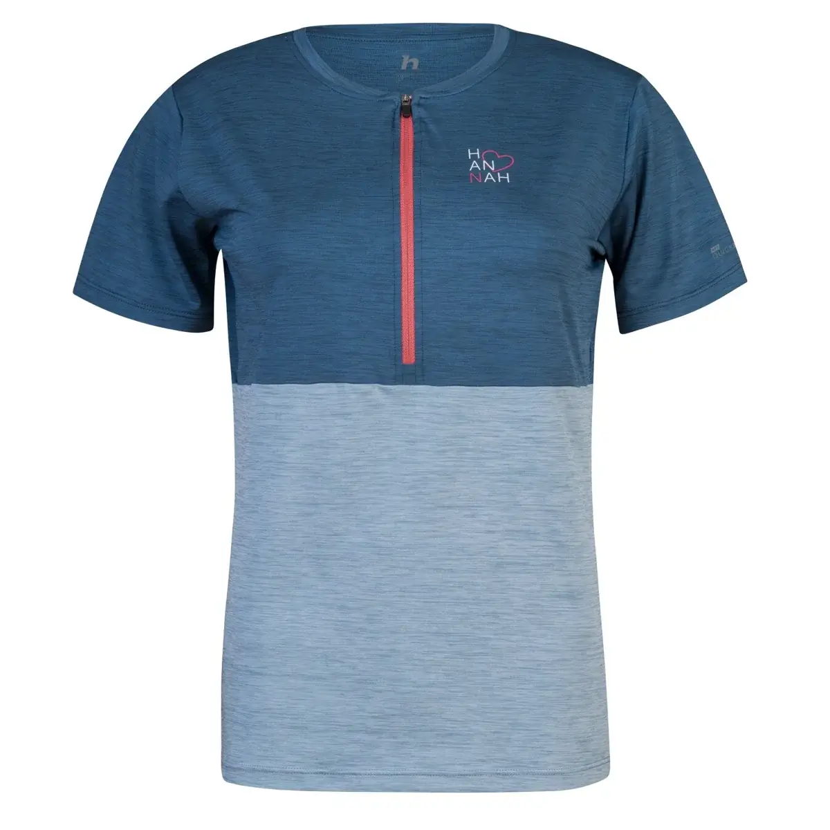 Dames sportshirt Hannah Berry india ink mel/pearl blue mel