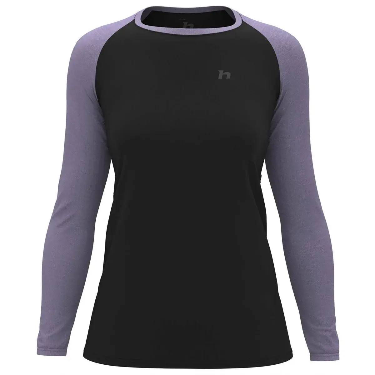 Hannah Dames functioneel shirt Hannah Leslie L/S anthracite/wisteria