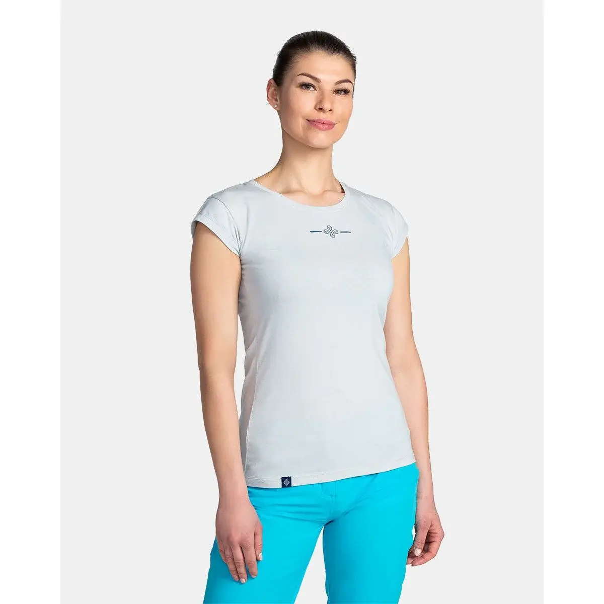 Kilpi Dames katoenen shirt Kilpi Los-W lichtgrijs