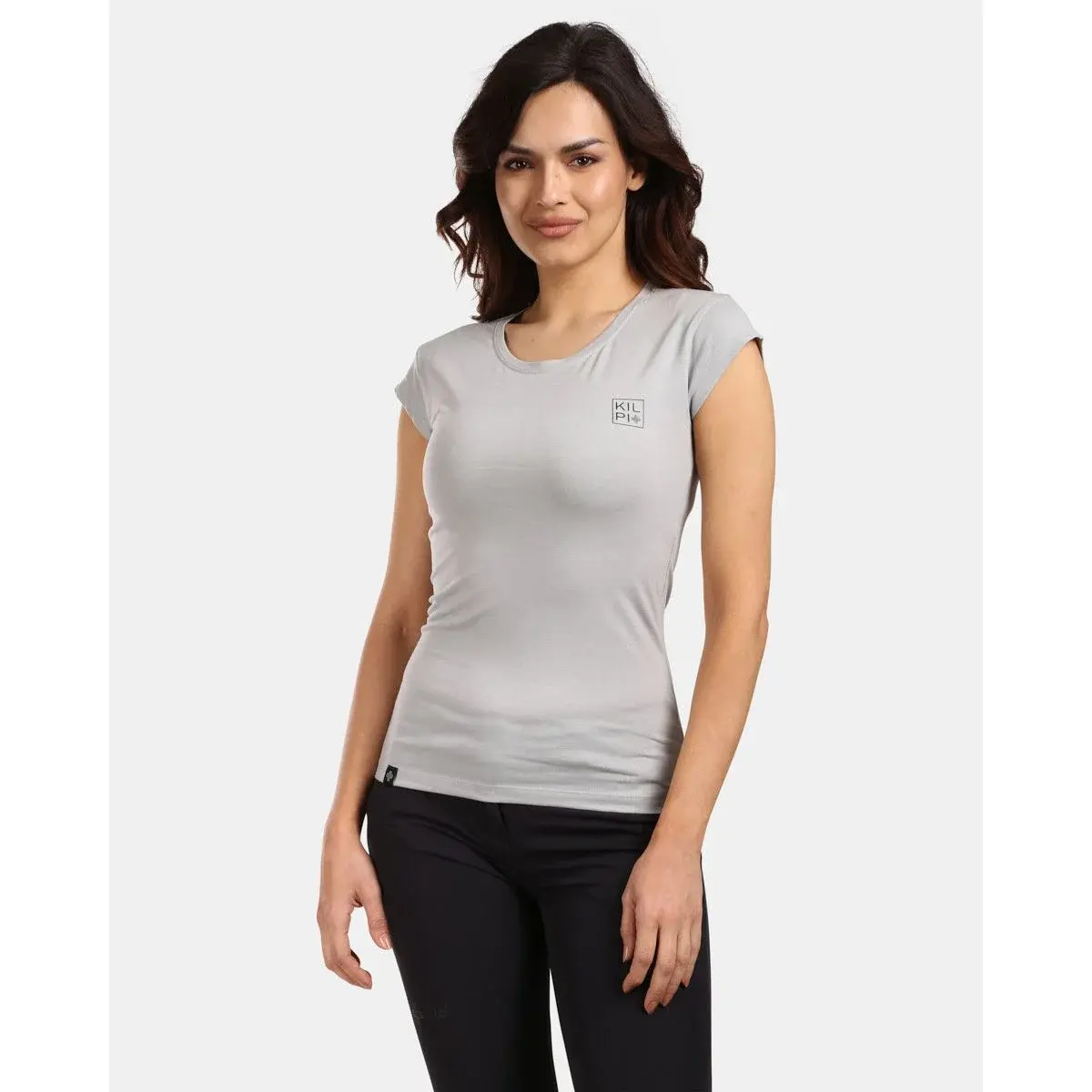 Kilpi Damesshirt Kilpi Los-W lichtgrijs